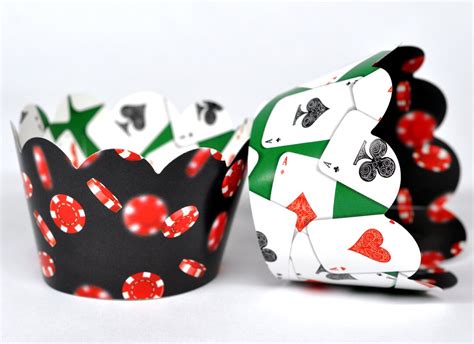 casino cupcake wrappers.